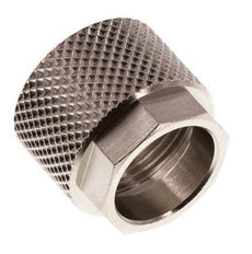 12x10mm (M16x1) Nickel-plated Brass Union Nut [10 Pieces]