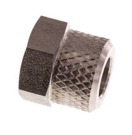 6x4mm (M10x1) Edelstahl-Überwurfmutter [2 Stück]