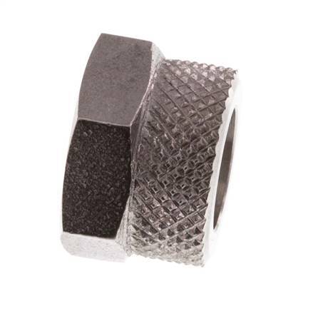 10x8mm (M14x1) Überwurfmutter aus Edelstahl