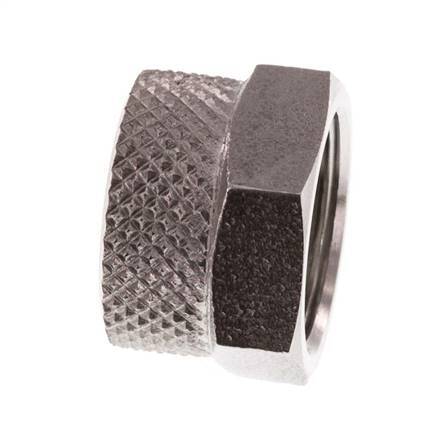 10x8mm (M14x1) Überwurfmutter aus Edelstahl