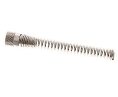 6x4mm (M10x1) Nickel-plated Brass Union Nut Bend Protection [2 Pieces]