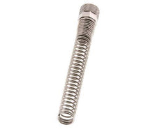 8x6mm (M12x1) Messing vernickelt Überwurfmutter Biegeschutz [2 Stück]