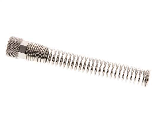 10x8mm (M14x1) Nickel-plated Brass Union Nut Bend Protection [2 Pieces]