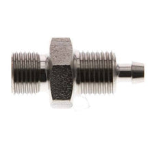 6x4 & G1/8'' Stainless Steel 1.4571 Straight Push-on Fitting with Male Threads
