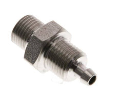6x4 & G1/8'' Stainless Steel 1.4571 Straight Push-on Fitting with Male Threads
