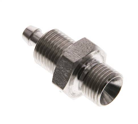 6x4 & G1/8'' Edelstahl 1.4571 Gerade Aufsteckverschraubung mit Außengewinde