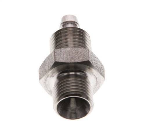 6x4 & G1/8'' Edelstahl 1.4571 Gerade Aufsteckverschraubung mit Außengewinde