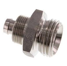 10x8 & G1/2'' Stainless Steel 1.4571 Straight Push-on Fitting with Male Threads