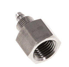 6x4 & G1/4'' Edelstahl 1.4571 Gerade Aufsteckverschraubung mit Innengewinde