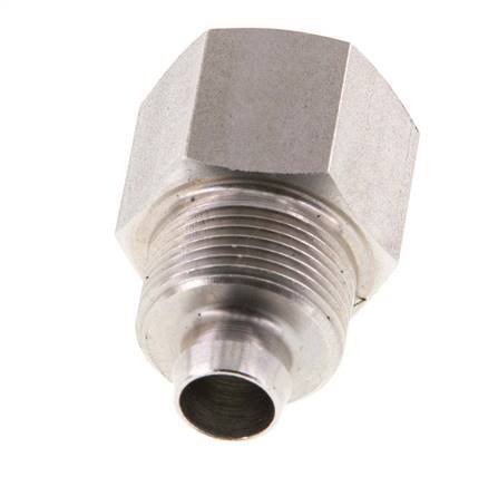 10x8 & G3/8'' Stainless Steel 1.4571 Straight Push-on Fitting with Female Threads