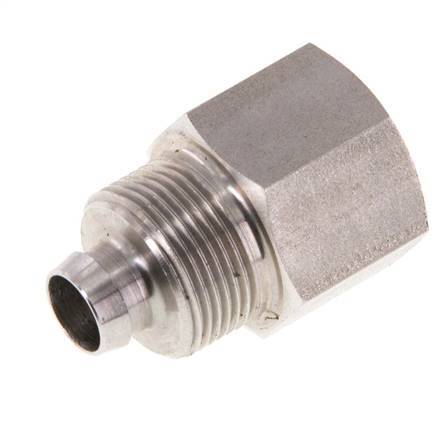 10x8 & G3/8'' Stainless Steel 1.4571 Straight Push-on Fitting with Female Threads