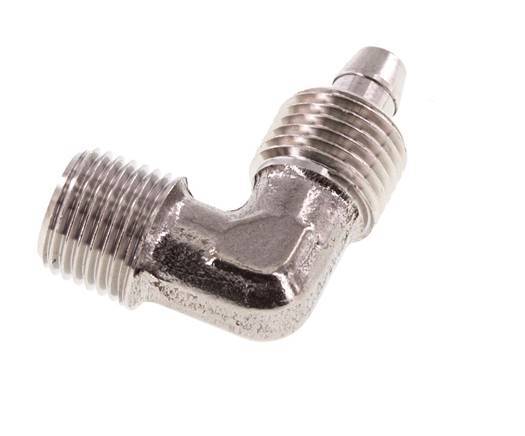 6x4 & R1/8'' Stainless Steel 1.4404 Elbow Push-on Fitting with Male Threads