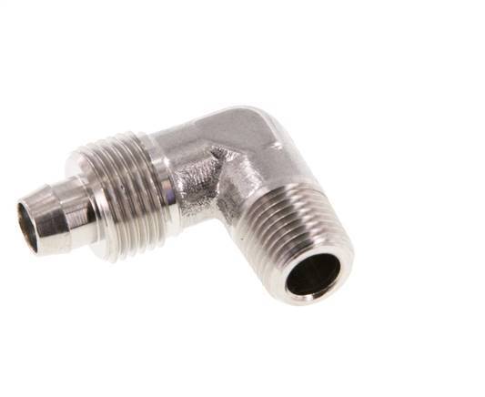 8x6 & R1/8'' Edelstahl 1.4404 Winkel-Aufsteckverschraubung mit Außengewinde