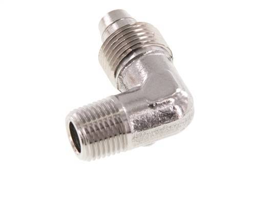 8x6 & R1/8'' Edelstahl 1.4404 Winkel-Aufsteckverschraubung mit Außengewinde