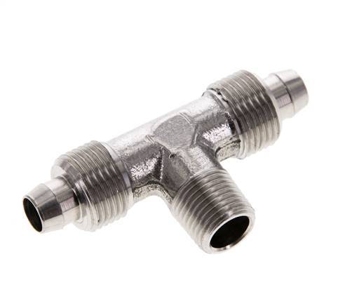 8x6 & R1/8'' Edelstahl 1.4404 T-Steckverschraubung mit Außengewinde