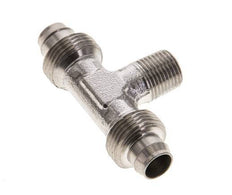 10x8 & R1/8'' Stainless Steel 1.4305 Tee Push-on Fitting with Male Threads