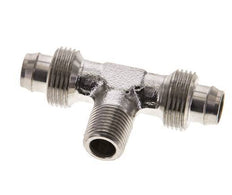 10x8 & R1/8'' Stainless Steel 1.4305 Tee Push-on Fitting with Male Threads