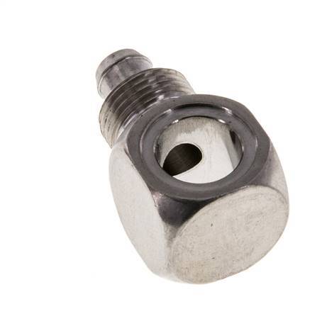 8x6 & G1/8'' Stainless Steel 1.4571 Banjo Push-on Fitting
