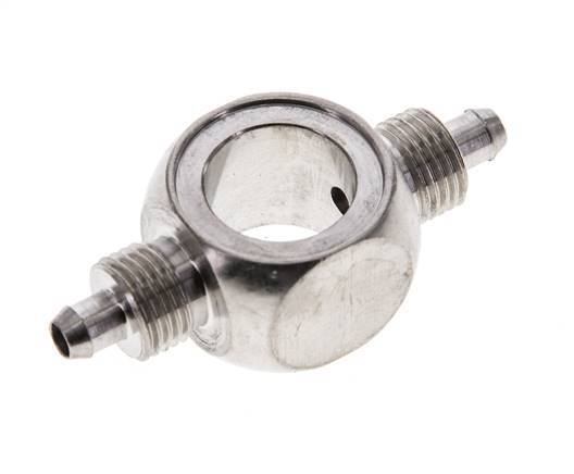 6x4 & G1/4'' Edelstahl 1.4571 Banjo T-Aufsteckfitting