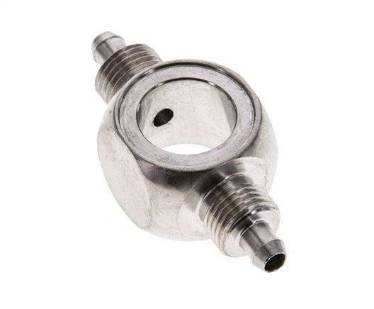 6x4 & G1/4'' Edelstahl 1.4571 Banjo T-Aufsteckfitting
