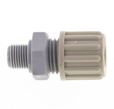 8x6mm & G1/8'' PA Gerade Verschraubung mit Außengewinde 10 bar [2 Stück]