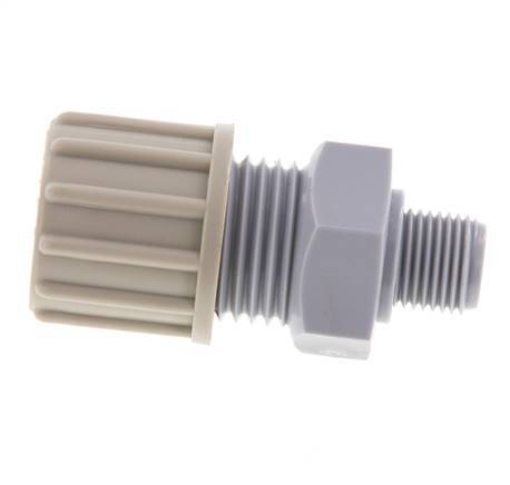 10x8mm & G1/8'' PA Gerade Verschraubung mit Außengewinde 10 bar [2 Stück]