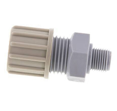10x8mm & G1/8'' PA Gerade Verschraubung mit Außengewinde 10 bar [2 Stück]