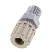 8x6mm & G1/4'' PA Druckverschraubung mit Außengewinde 10 bar [2 Stück]