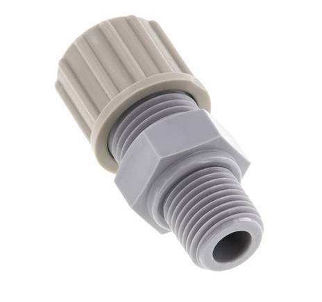 10x8mm & G1/4'' PA Druckverschraubung mit Außengewinde 10 bar [2 Stück]