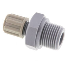 6x4mm & G3/8'' PA Gerade Verschraubung mit Außengewinde 10 bar [2 Stück]