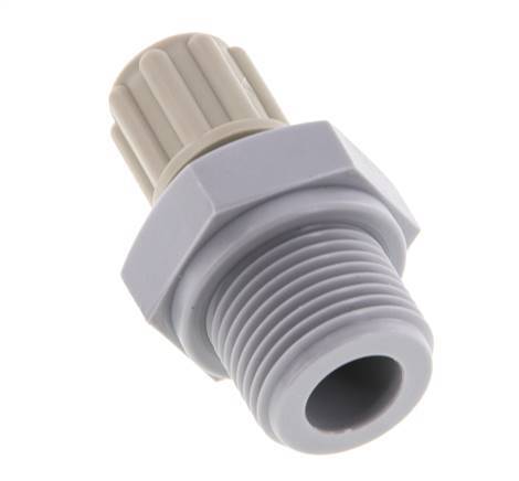 6x4mm & G3/8'' PA Gerade Verschraubung mit Außengewinde 10 bar [2 Stück]