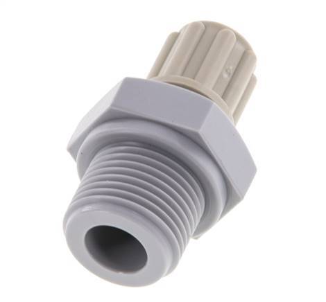 6x4mm & G3/8'' PA Gerade Verschraubung mit Außengewinde 10 bar [2 Stück]