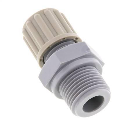 8x6mm & G3/8'' PA Gerade Verschraubung mit Außengewinde 10 bar [2 Stück]