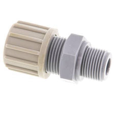 14x12mm & G3/8'' PA Gerade Klemmverschraubung mit Außengewinde 10 bar