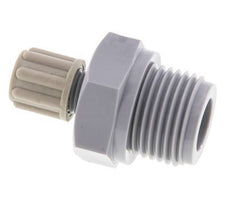 6x4mm & G1/2'' PA Druckverschraubung mit Außengewinde 10 bar [2 Stück]