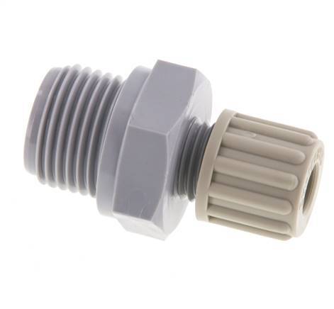 8x6mm & G1/2'' PA Gerade Verschraubung mit Außengewinde 10 bar