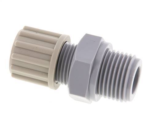 12x10mm & G1/2'' PA Gerade Klemmverschraubung mit Außengewinde 10 bar
