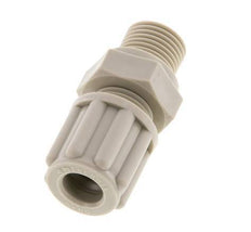 6x4mm & G1/8'' PP Gerade Klemmverschraubung mit Außengewinde 10 bar [2 Stück]