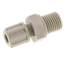 6x4mm & G1/4'' PP Druckverschraubung mit Außengewinde 10 bar [2 Stück]
