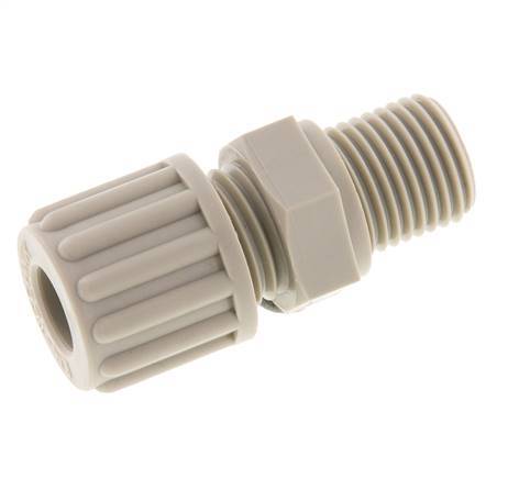 8x6mm & G1/4'' PP Druckverschraubung mit Außengewinde 10 bar