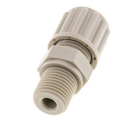 8x6mm & G1/4'' PP Druckverschraubung mit Außengewinde 10 bar