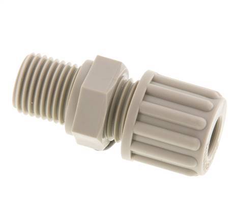 8x6mm & G1/4'' PP Druckverschraubung mit Außengewinde 10 bar