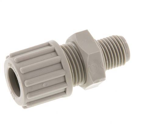 12x9mm & G1/4'' PP Druckverschraubung mit Außengewinde 10 bar