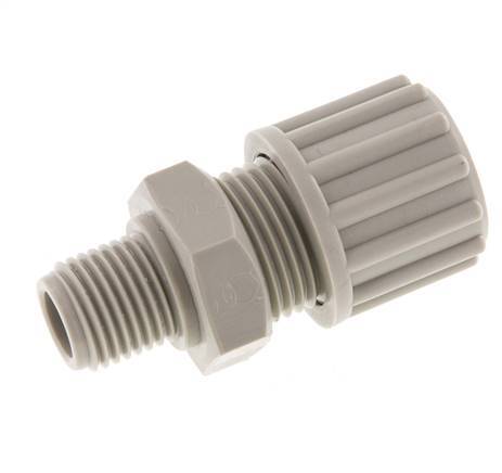 12x9mm & G1/4'' PP Druckverschraubung mit Außengewinde 10 bar