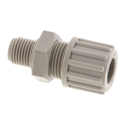 12x9mm & G1/4'' PP Druckverschraubung mit Außengewinde 10 bar