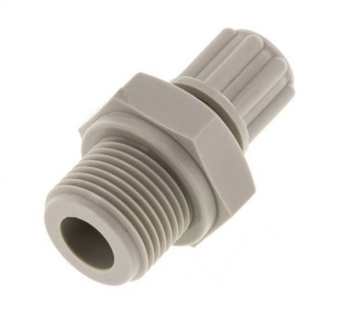 6x4mm & G3/8'' PP Druckverschraubung mit Außengewinde 10 bar