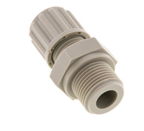 8x6mm & G3/8'' PP Druckverschraubung mit Außengewinde 10 bar