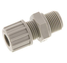 10x8mm & G3/8'' PP Druckverschraubung mit Außengewinde 10 bar