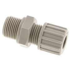 10x8mm & G3/8'' PP Druckverschraubung mit Außengewinde 10 bar