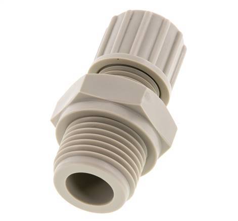10x8mm & G1/2'' PP Druckverschraubung mit Außengewinde 10 bar